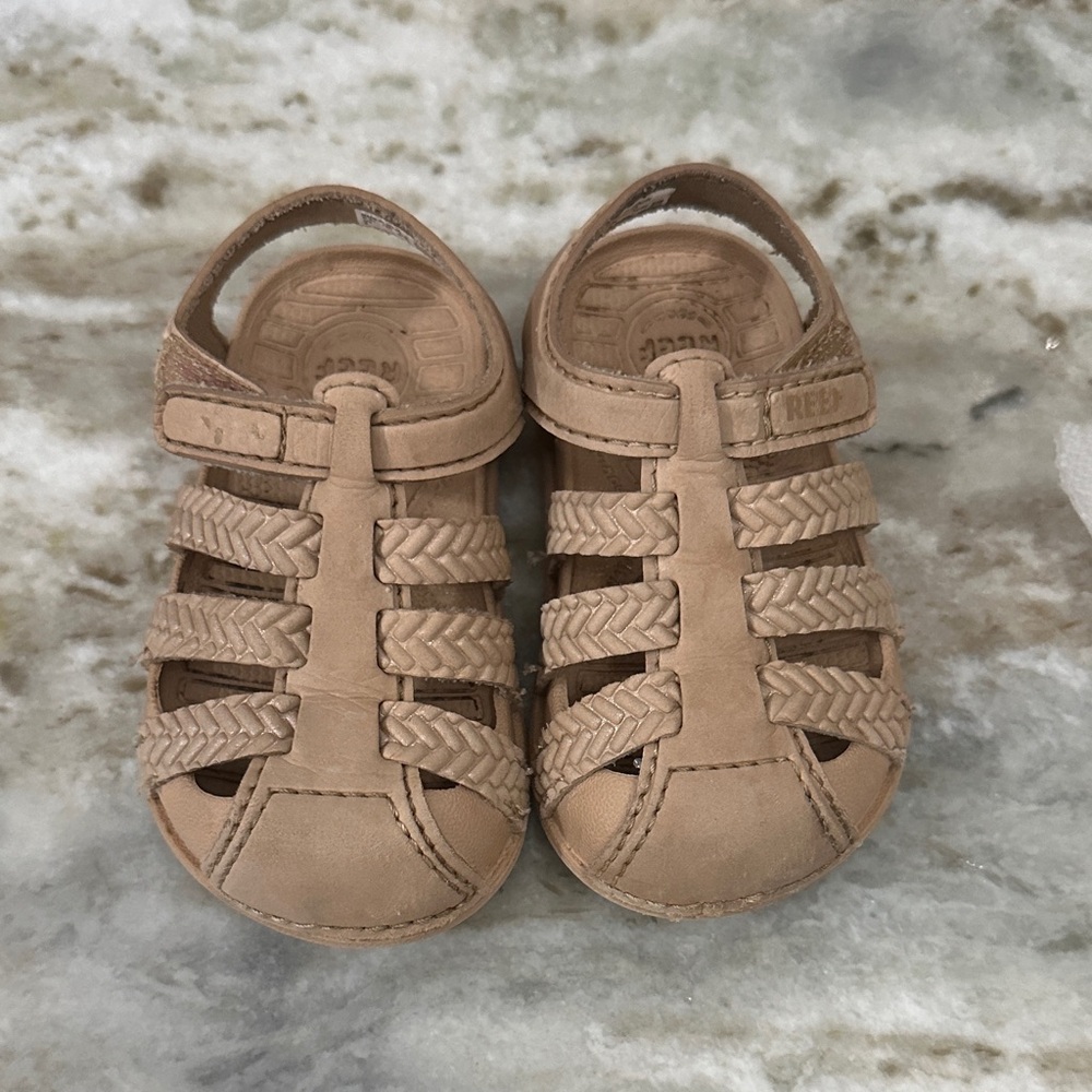 Reef Kids Tan Sandals